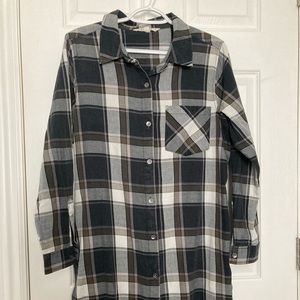 Vanilla Star plaid shirtdress